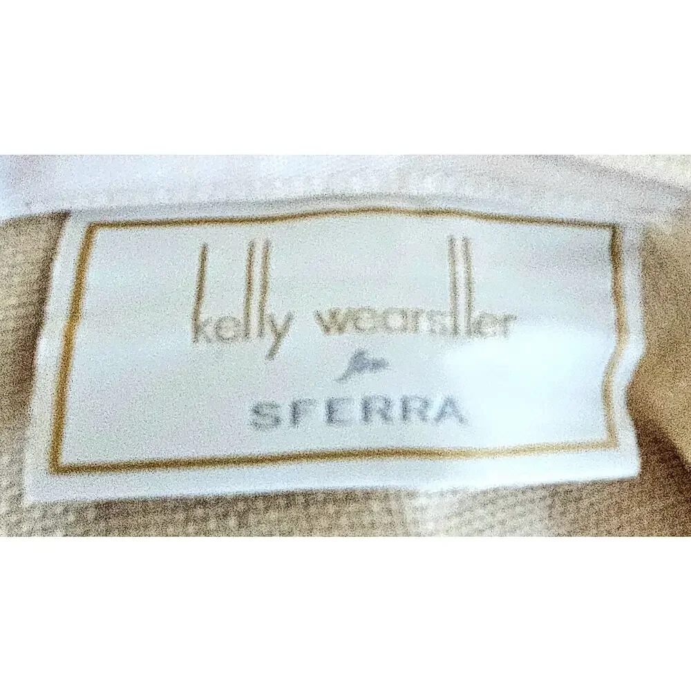 KELLY WEARSLTER for SFERRA, PILLOW SHAM 21 X 21, Ecru, Mustard Yellow, Teal